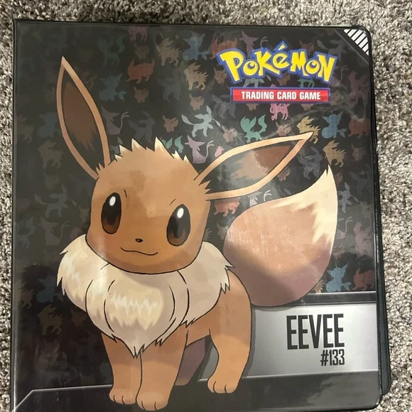Pokemon | Toys | Pokemon Eevee Trading Card Binder | Poshmark